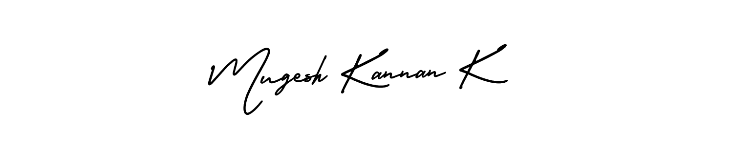 Also we have Mugesh Kannan K name is the best signature style. Create professional handwritten signature collection using AmerikaSignatureDemo-Regular autograph style. Mugesh Kannan K signature style 3 images and pictures png