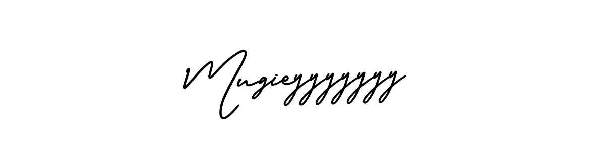 It looks lik you need a new signature style for name Mugieyyyyyyy. Design unique handwritten (AmerikaSignatureDemo-Regular) signature with our free signature maker in just a few clicks. Mugieyyyyyyy signature style 3 images and pictures png