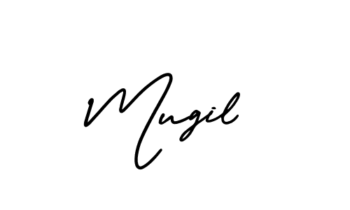 Design your own signature with our free online signature maker. With this signature software, you can create a handwritten (AmerikaSignatureDemo-Regular) signature for name Mugil. Mugil signature style 3 images and pictures png