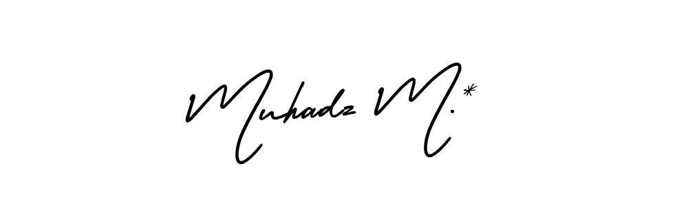 Once you've used our free online signature maker to create your best signature AmerikaSignatureDemo-Regular style, it's time to enjoy all of the benefits that Muhadz M.* name signing documents. Muhadz M.* signature style 3 images and pictures png