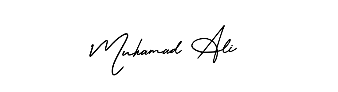 Best and Professional Signature Style for Muhamad Ali. AmerikaSignatureDemo-Regular Best Signature Style Collection. Muhamad Ali signature style 3 images and pictures png