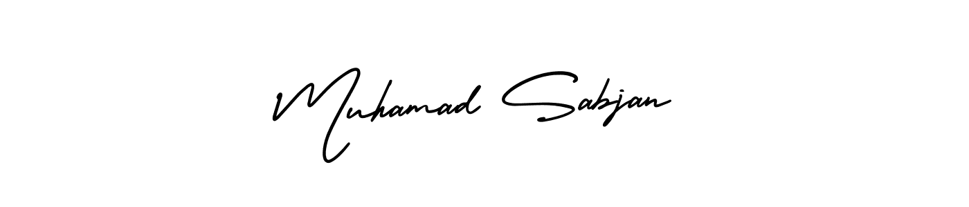 Here are the top 10 professional signature styles for the name Muhamad Sabjan. These are the best autograph styles you can use for your name. Muhamad Sabjan signature style 3 images and pictures png