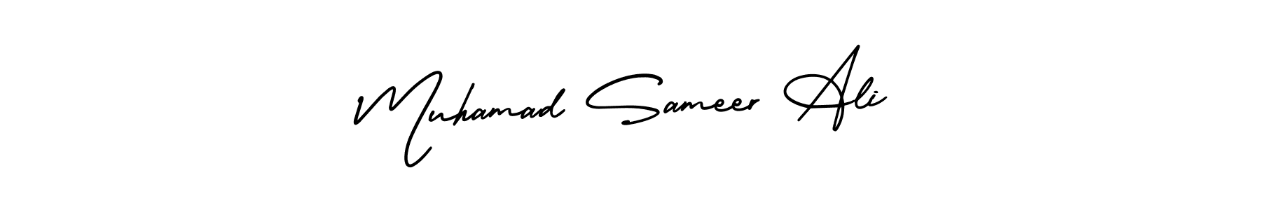 Create a beautiful signature design for name Muhamad Sameer Ali. With this signature (AmerikaSignatureDemo-Regular) fonts, you can make a handwritten signature for free. Muhamad Sameer Ali signature style 3 images and pictures png