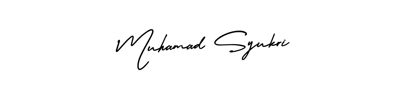 Make a short Muhamad Syukri signature style. Manage your documents anywhere anytime using AmerikaSignatureDemo-Regular. Create and add eSignatures, submit forms, share and send files easily. Muhamad Syukri signature style 3 images and pictures png