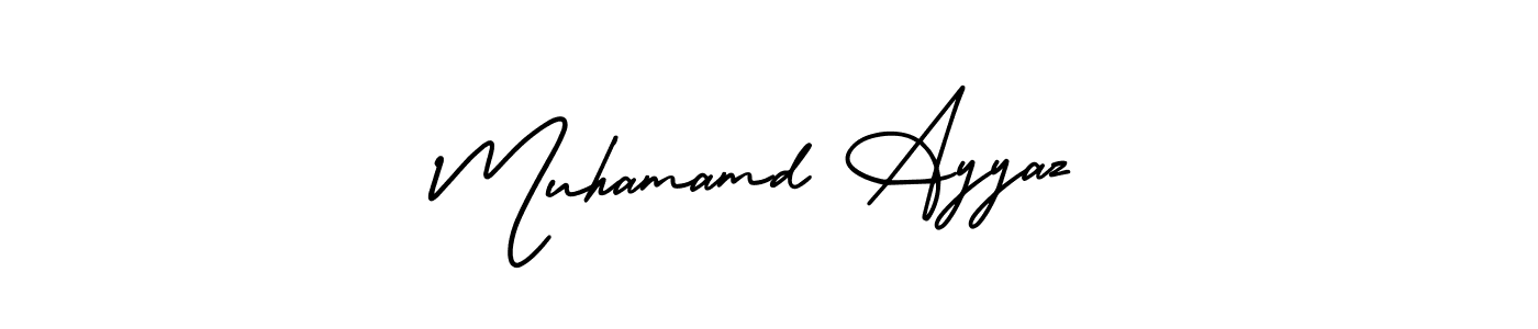 if you are searching for the best signature style for your name Muhamamd Ayyaz. so please give up your signature search. here we have designed multiple signature styles  using AmerikaSignatureDemo-Regular. Muhamamd Ayyaz signature style 3 images and pictures png