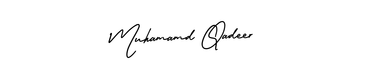 Make a short Muhamamd Qadeer signature style. Manage your documents anywhere anytime using AmerikaSignatureDemo-Regular. Create and add eSignatures, submit forms, share and send files easily. Muhamamd Qadeer signature style 3 images and pictures png