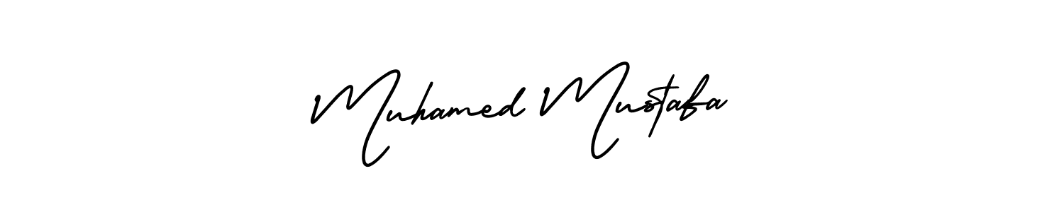 AmerikaSignatureDemo-Regular is a professional signature style that is perfect for those who want to add a touch of class to their signature. It is also a great choice for those who want to make their signature more unique. Get Muhamed Mustafa name to fancy signature for free. Muhamed Mustafa signature style 3 images and pictures png