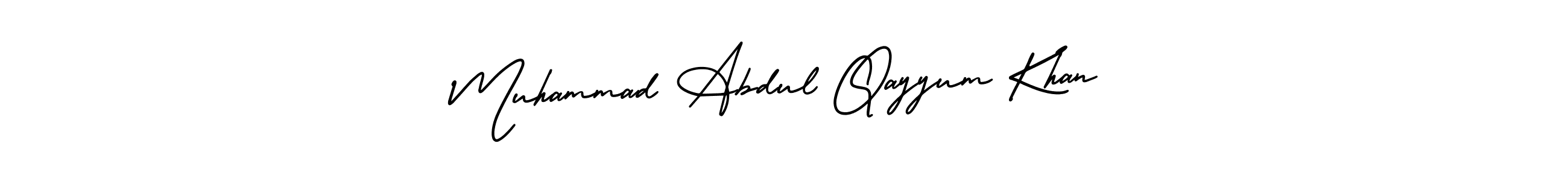 Make a beautiful signature design for name Muhammad Abdul Qayyum Khan. Use this online signature maker to create a handwritten signature for free. Muhammad Abdul Qayyum Khan signature style 3 images and pictures png