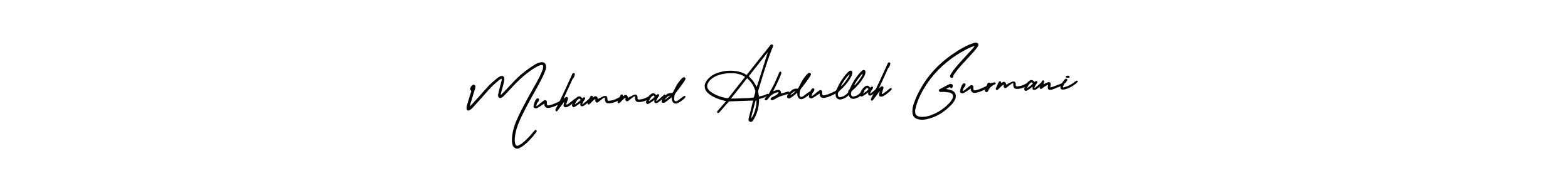 Make a beautiful signature design for name Muhammad Abdullah Gurmani. Use this online signature maker to create a handwritten signature for free. Muhammad Abdullah Gurmani signature style 3 images and pictures png