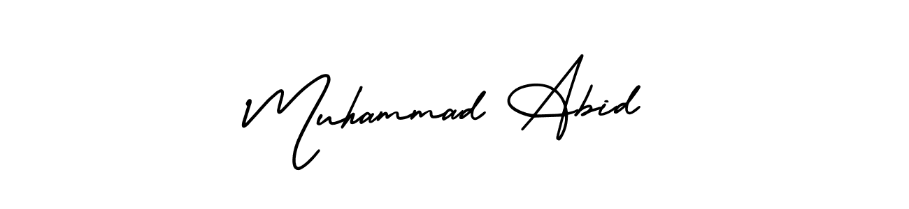 How to make Muhammad Abid signature? AmerikaSignatureDemo-Regular is a professional autograph style. Create handwritten signature for Muhammad Abid name. Muhammad Abid signature style 3 images and pictures png