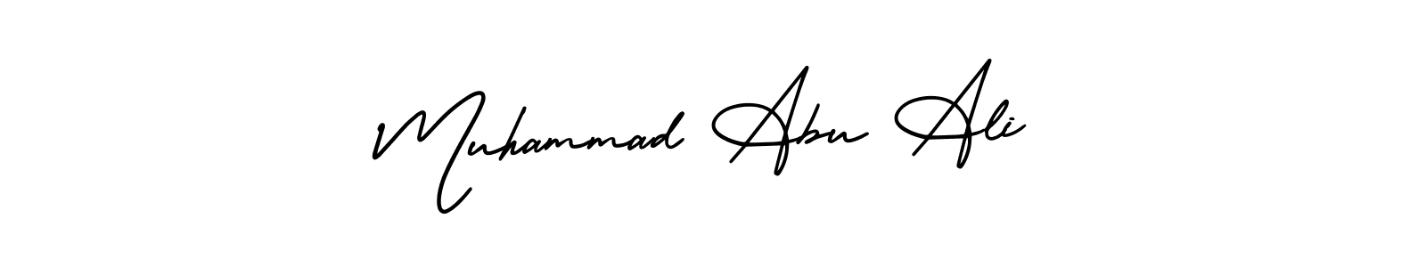 How to Draw Muhammad Abu Ali signature style? AmerikaSignatureDemo-Regular is a latest design signature styles for name Muhammad Abu Ali. Muhammad Abu Ali signature style 3 images and pictures png