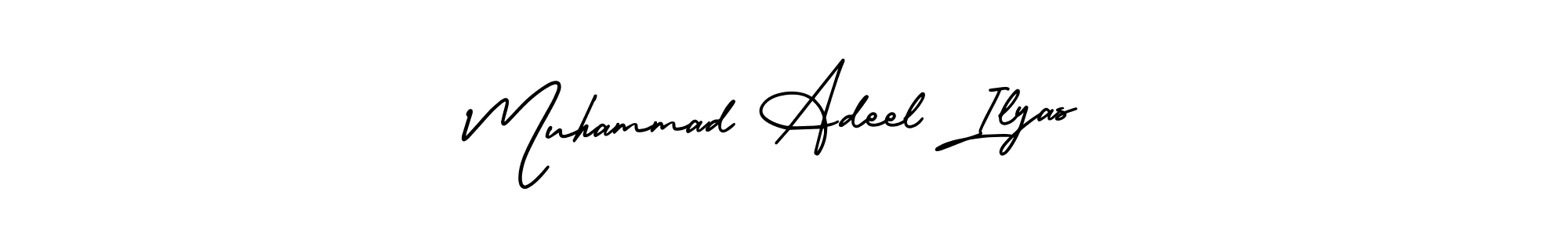 Create a beautiful signature design for name Muhammad Adeel Ilyas. With this signature (AmerikaSignatureDemo-Regular) fonts, you can make a handwritten signature for free. Muhammad Adeel Ilyas signature style 3 images and pictures png