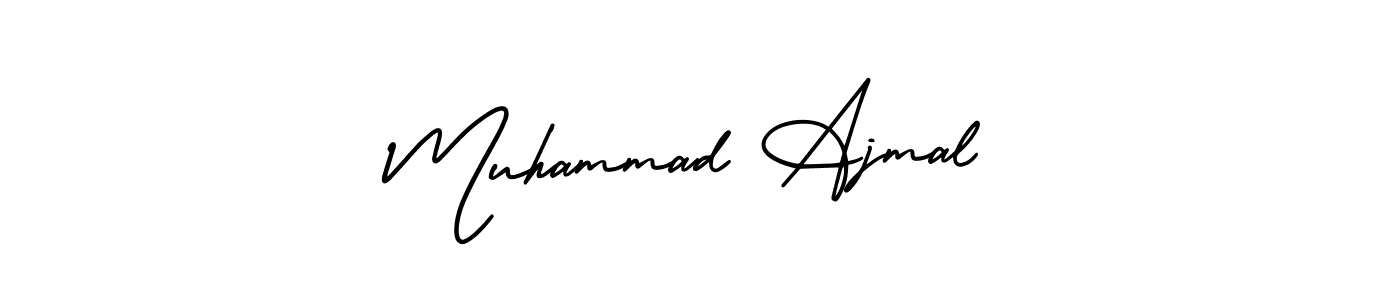 Use a signature maker to create a handwritten signature online. With this signature software, you can design (AmerikaSignatureDemo-Regular) your own signature for name Muhammad Ajmal. Muhammad Ajmal signature style 3 images and pictures png