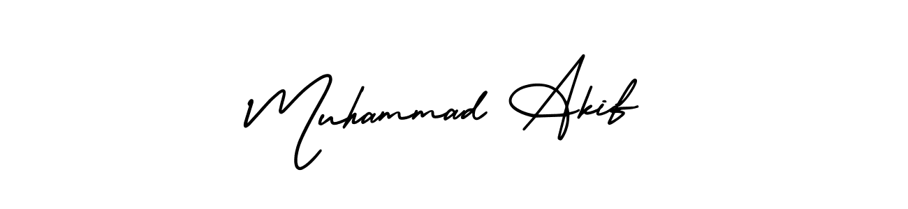 Similarly AmerikaSignatureDemo-Regular is the best handwritten signature design. Signature creator online .You can use it as an online autograph creator for name Muhammad Akif. Muhammad Akif signature style 3 images and pictures png