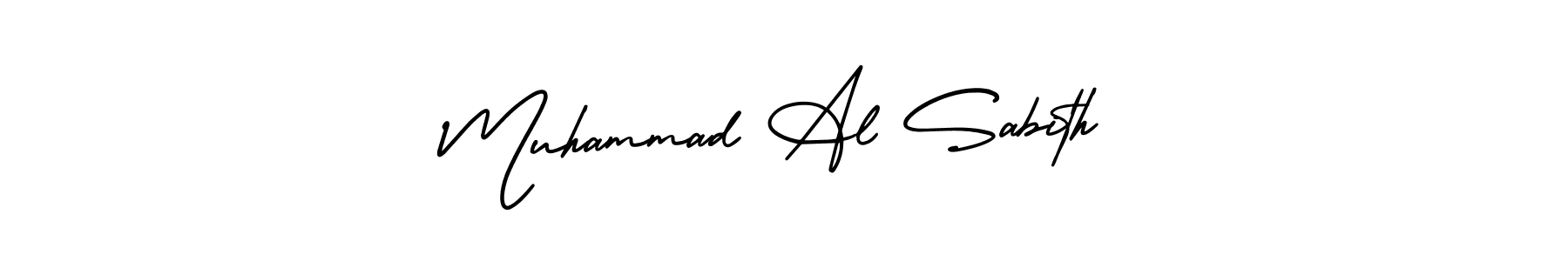 This is the best signature style for the Muhammad Al Sabith name. Also you like these signature font (AmerikaSignatureDemo-Regular). Mix name signature. Muhammad Al Sabith signature style 3 images and pictures png