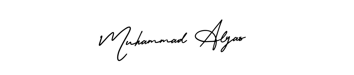 Similarly AmerikaSignatureDemo-Regular is the best handwritten signature design. Signature creator online .You can use it as an online autograph creator for name Muhammad Alyas. Muhammad Alyas signature style 3 images and pictures png