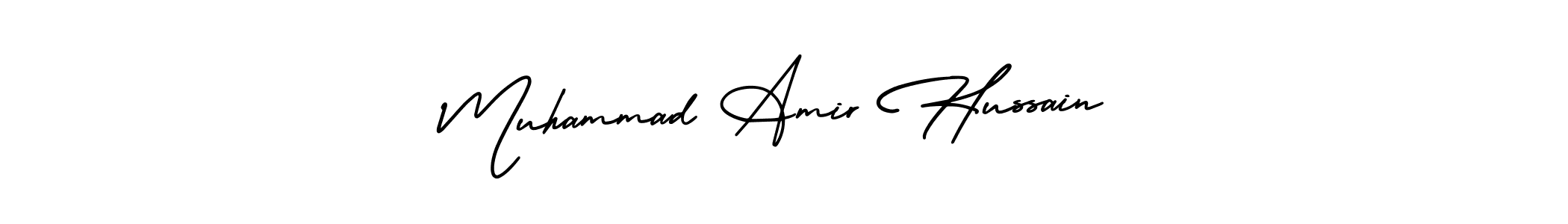 Also we have Muhammad Amir Hussain name is the best signature style. Create professional handwritten signature collection using AmerikaSignatureDemo-Regular autograph style. Muhammad Amir Hussain signature style 3 images and pictures png