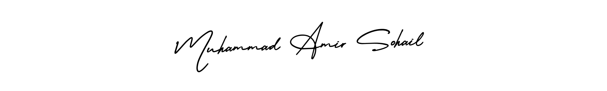 Muhammad Amir Sohail stylish signature style. Best Handwritten Sign (AmerikaSignatureDemo-Regular) for my name. Handwritten Signature Collection Ideas for my name Muhammad Amir Sohail. Muhammad Amir Sohail signature style 3 images and pictures png