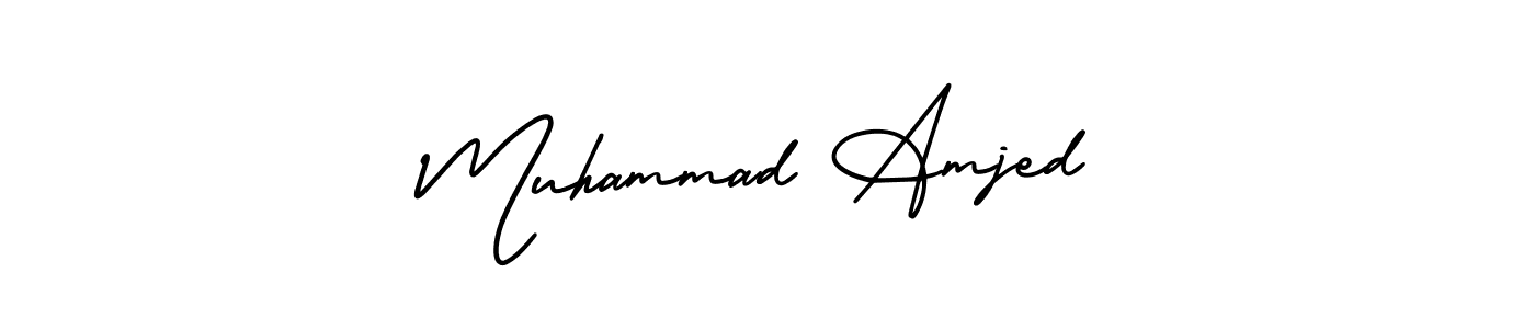 Make a beautiful signature design for name Muhammad Amjed. Use this online signature maker to create a handwritten signature for free. Muhammad Amjed signature style 3 images and pictures png
