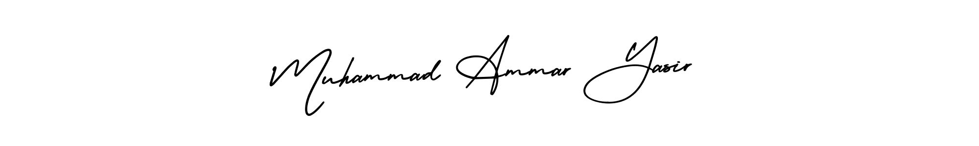 Make a beautiful signature design for name Muhammad Ammar Yasir. Use this online signature maker to create a handwritten signature for free. Muhammad Ammar Yasir signature style 3 images and pictures png