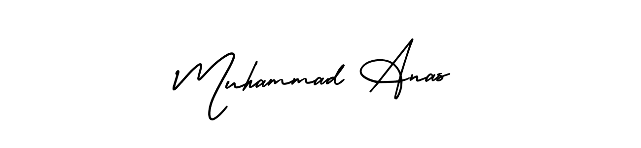 It looks lik you need a new signature style for name Muhammad Anas. Design unique handwritten (AmerikaSignatureDemo-Regular) signature with our free signature maker in just a few clicks. Muhammad Anas signature style 3 images and pictures png