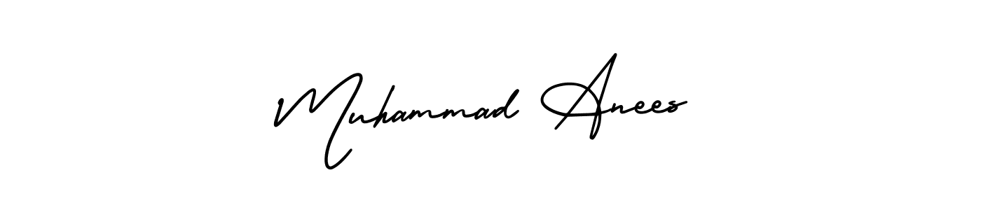 How to Draw Muhammad Anees signature style? AmerikaSignatureDemo-Regular is a latest design signature styles for name Muhammad Anees. Muhammad Anees signature style 3 images and pictures png