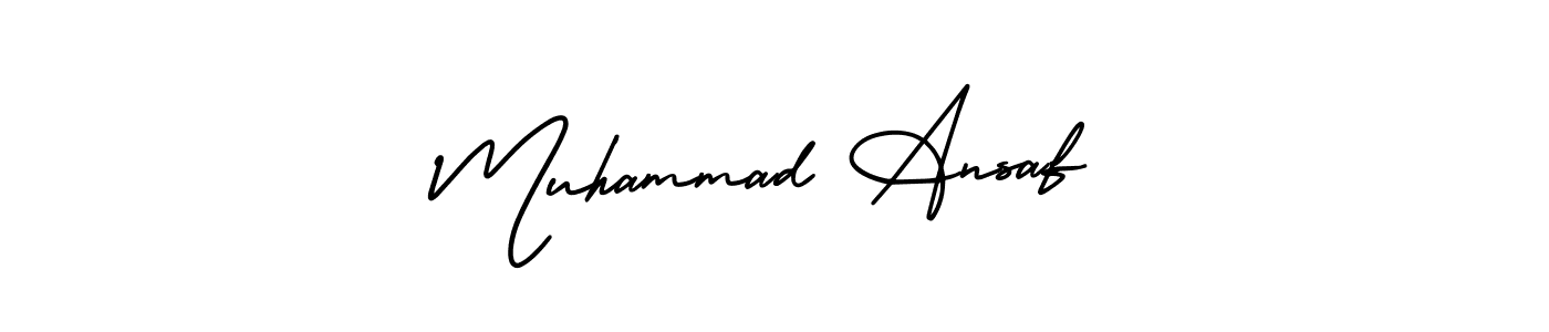Make a short Muhammad Ansaf signature style. Manage your documents anywhere anytime using AmerikaSignatureDemo-Regular. Create and add eSignatures, submit forms, share and send files easily. Muhammad Ansaf signature style 3 images and pictures png