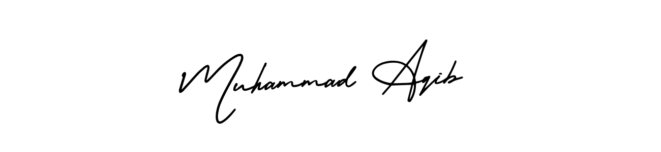 How to Draw Muhammad Aqib signature style? AmerikaSignatureDemo-Regular is a latest design signature styles for name Muhammad Aqib. Muhammad Aqib signature style 3 images and pictures png