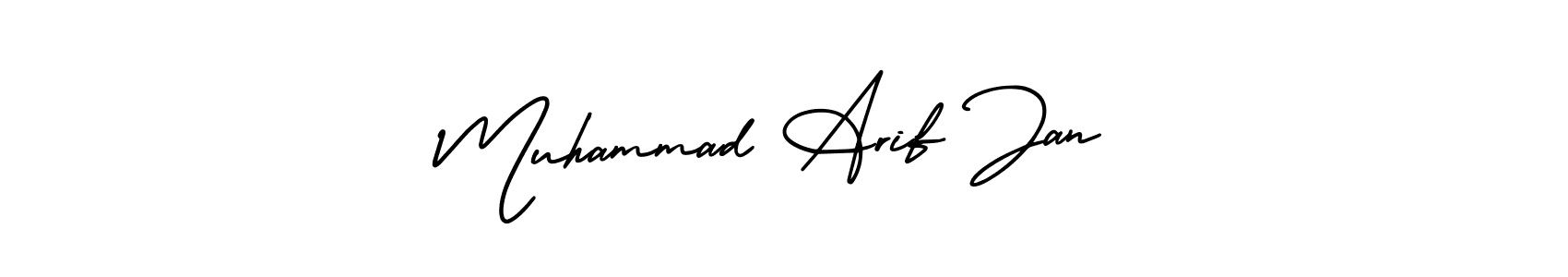 Muhammad Arif Jan stylish signature style. Best Handwritten Sign (AmerikaSignatureDemo-Regular) for my name. Handwritten Signature Collection Ideas for my name Muhammad Arif Jan. Muhammad Arif Jan signature style 3 images and pictures png