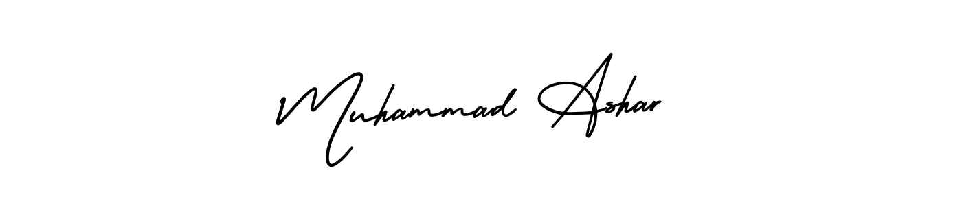 if you are searching for the best signature style for your name Muhammad Ashar. so please give up your signature search. here we have designed multiple signature styles  using AmerikaSignatureDemo-Regular. Muhammad Ashar signature style 3 images and pictures png