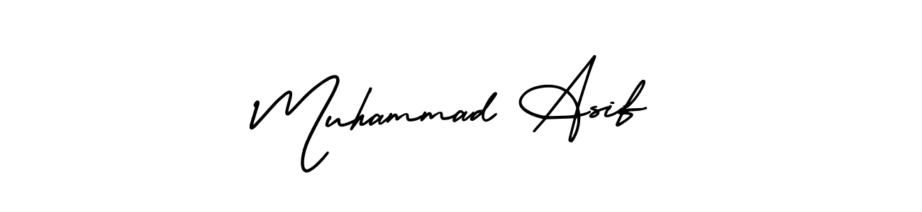 Similarly AmerikaSignatureDemo-Regular is the best handwritten signature design. Signature creator online .You can use it as an online autograph creator for name Muhammad Asif. Muhammad Asif signature style 3 images and pictures png