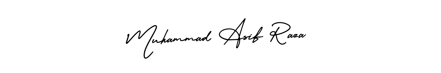 How to make Muhammad Asif Raza name signature. Use AmerikaSignatureDemo-Regular style for creating short signs online. This is the latest handwritten sign. Muhammad Asif Raza signature style 3 images and pictures png