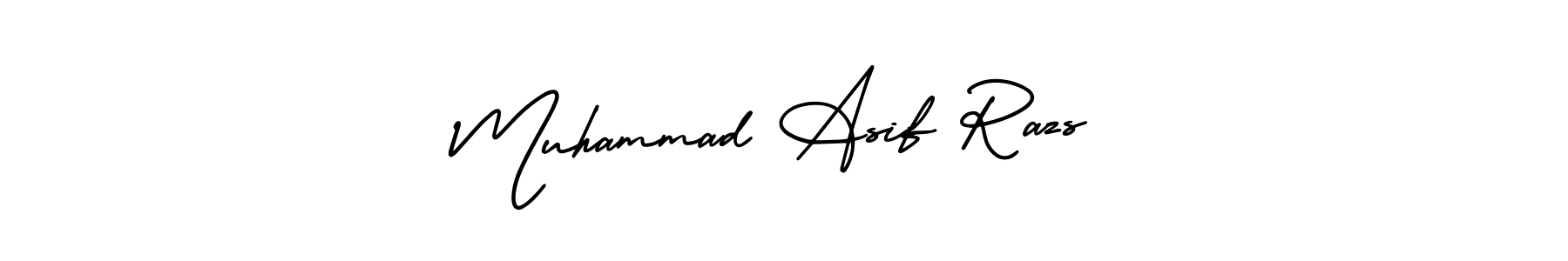 AmerikaSignatureDemo-Regular is a professional signature style that is perfect for those who want to add a touch of class to their signature. It is also a great choice for those who want to make their signature more unique. Get Muhammad Asif Razs name to fancy signature for free. Muhammad Asif Razs signature style 3 images and pictures png