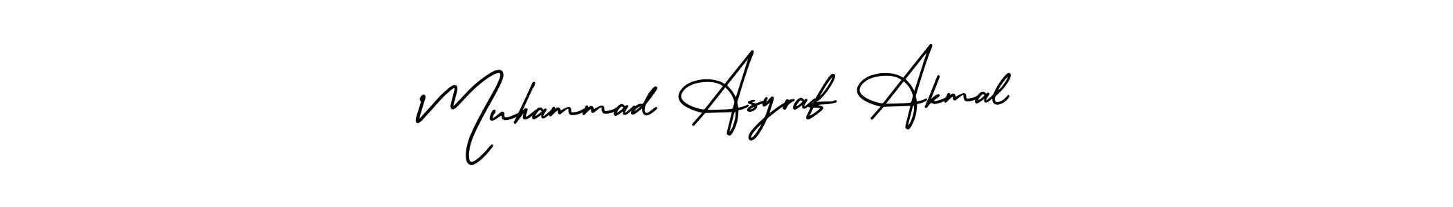 Also You can easily find your signature by using the search form. We will create Muhammad Asyraf Akmal name handwritten signature images for you free of cost using AmerikaSignatureDemo-Regular sign style. Muhammad Asyraf Akmal signature style 3 images and pictures png