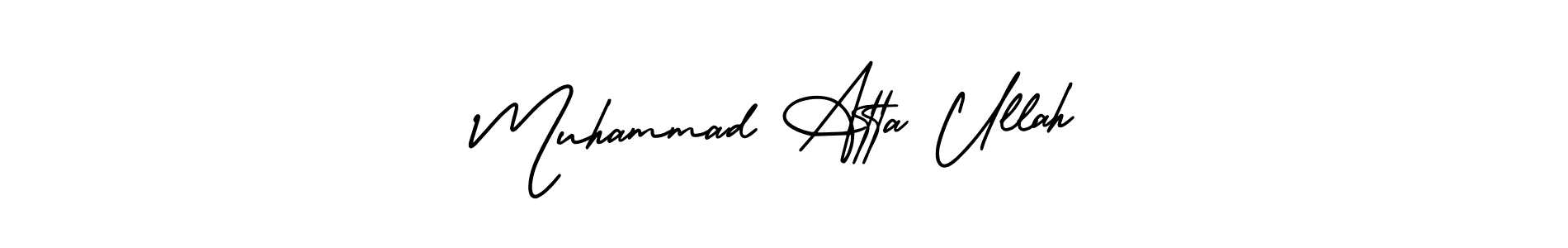 How to make Muhammad Atta Ullah signature? AmerikaSignatureDemo-Regular is a professional autograph style. Create handwritten signature for Muhammad Atta Ullah name. Muhammad Atta Ullah signature style 3 images and pictures png