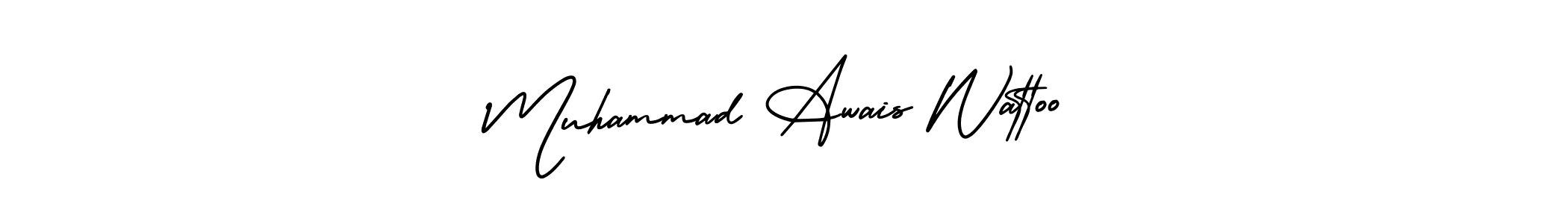 Also You can easily find your signature by using the search form. We will create Muhammad Awais Wattoo name handwritten signature images for you free of cost using AmerikaSignatureDemo-Regular sign style. Muhammad Awais Wattoo signature style 3 images and pictures png