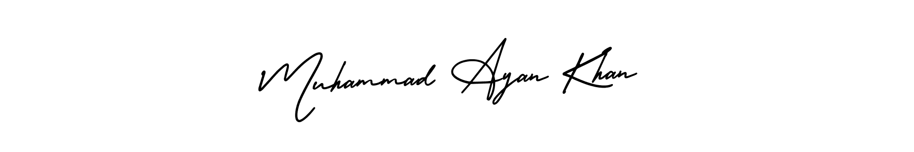 Make a beautiful signature design for name Muhammad Ayan Khan. With this signature (AmerikaSignatureDemo-Regular) style, you can create a handwritten signature for free. Muhammad Ayan Khan signature style 3 images and pictures png