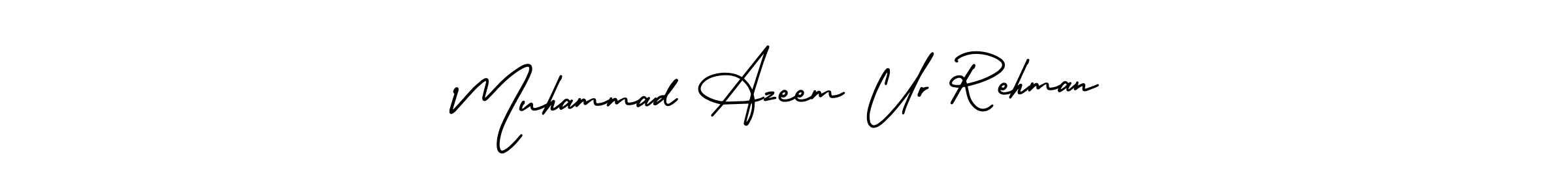 It looks lik you need a new signature style for name Muhammad Azeem Ur Rehman. Design unique handwritten (AmerikaSignatureDemo-Regular) signature with our free signature maker in just a few clicks. Muhammad Azeem Ur Rehman signature style 3 images and pictures png