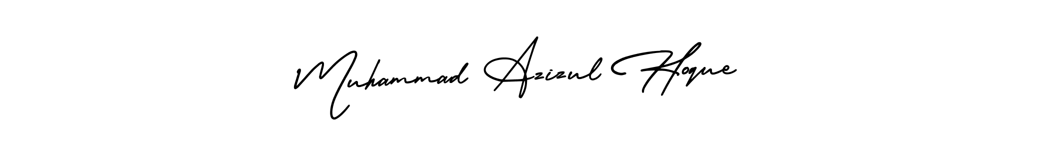 Design your own signature with our free online signature maker. With this signature software, you can create a handwritten (AmerikaSignatureDemo-Regular) signature for name Muhammad Azizul Hoque. Muhammad Azizul Hoque signature style 3 images and pictures png