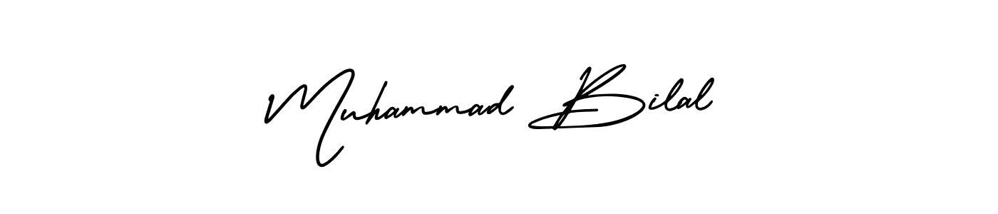 How to make Muhammad Bilal signature? AmerikaSignatureDemo-Regular is a professional autograph style. Create handwritten signature for Muhammad Bilal name. Muhammad Bilal signature style 3 images and pictures png