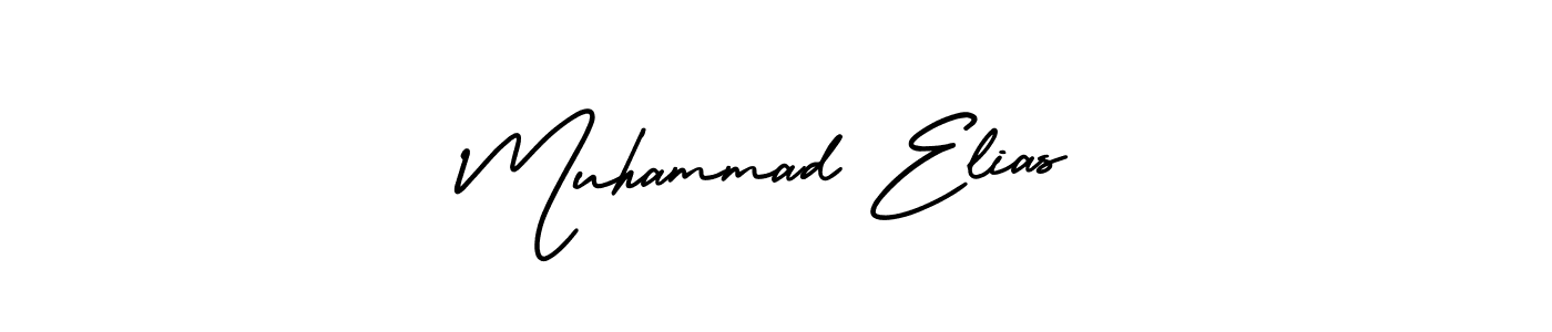 Design your own signature with our free online signature maker. With this signature software, you can create a handwritten (AmerikaSignatureDemo-Regular) signature for name Muhammad Elias. Muhammad Elias signature style 3 images and pictures png