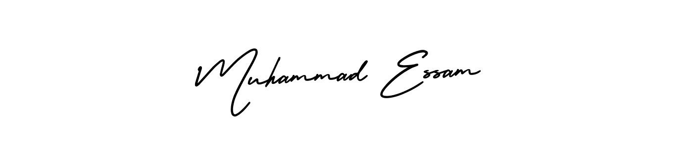 How to Draw Muhammad Essam signature style? AmerikaSignatureDemo-Regular is a latest design signature styles for name Muhammad Essam. Muhammad Essam signature style 3 images and pictures png