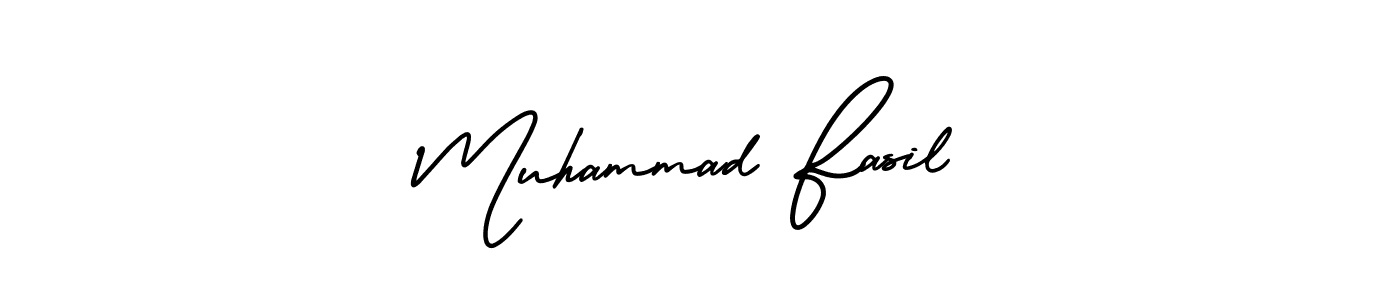 Also You can easily find your signature by using the search form. We will create Muhammad Fasil name handwritten signature images for you free of cost using AmerikaSignatureDemo-Regular sign style. Muhammad Fasil signature style 3 images and pictures png