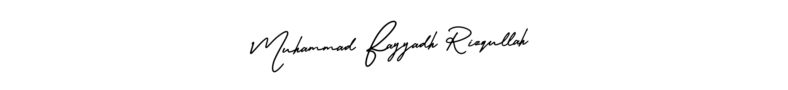 See photos of Muhammad Fayyadh Rizqullah official signature by Spectra . Check more albums & portfolios. Read reviews & check more about AmerikaSignatureDemo-Regular font. Muhammad Fayyadh Rizqullah signature style 3 images and pictures png
