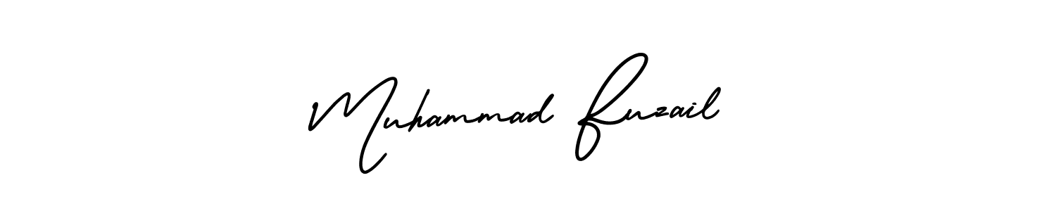 AmerikaSignatureDemo-Regular is a professional signature style that is perfect for those who want to add a touch of class to their signature. It is also a great choice for those who want to make their signature more unique. Get Muhammad Fuzail name to fancy signature for free. Muhammad Fuzail signature style 3 images and pictures png