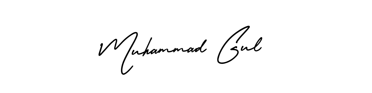 You should practise on your own different ways (AmerikaSignatureDemo-Regular) to write your name (Muhammad Gul) in signature. don't let someone else do it for you. Muhammad Gul signature style 3 images and pictures png