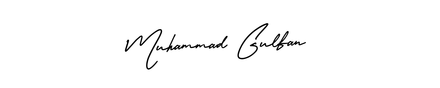 Also You can easily find your signature by using the search form. We will create Muhammad Gulfan name handwritten signature images for you free of cost using AmerikaSignatureDemo-Regular sign style. Muhammad Gulfan signature style 3 images and pictures png