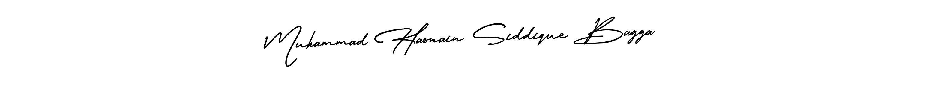 Also You can easily find your signature by using the search form. We will create Muhammad Hasnain Siddique Bagga name handwritten signature images for you free of cost using AmerikaSignatureDemo-Regular sign style. Muhammad Hasnain Siddique Bagga signature style 3 images and pictures png