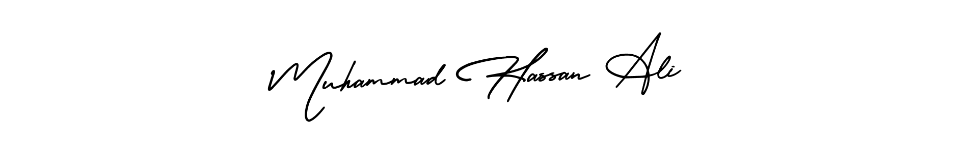 if you are searching for the best signature style for your name Muhammad Hassan Ali. so please give up your signature search. here we have designed multiple signature styles  using AmerikaSignatureDemo-Regular. Muhammad Hassan Ali signature style 3 images and pictures png