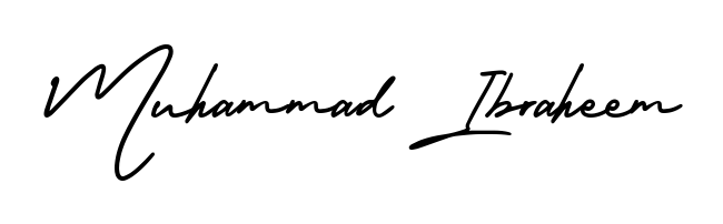 You should practise on your own different ways (AmerikaSignatureDemo-Regular) to write your name (Muhammad Ibraheem) in signature. Don't let someone else do it for you. Muhammad Ibraheem signature style 3 images and pictures png